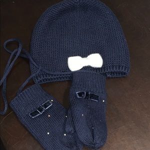 Jacadi Paris hat and mittens